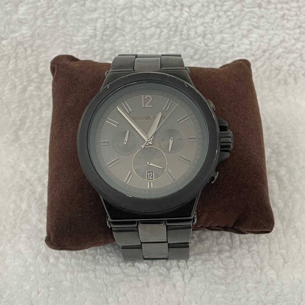 Michael Kors Dylan Chronograph Gunmetal Ion-plated Men's Watch (MK8205)